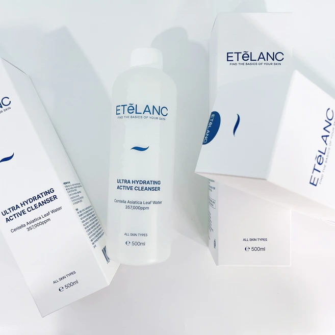 에텔랑 울트라 하이드레이팅 액티브 클렌저(물클렌저) 500ml, 1개 - 쿠팡