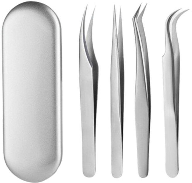 올커버 다용도 정밀 핀셋 4종 세트, 1개