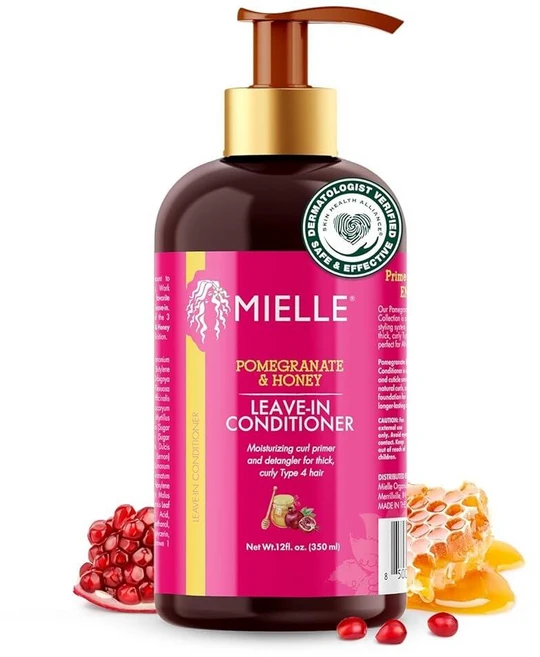 Mielle Organics 석류와 꿀 리브인 컨디셔너 타입 4 헤어용 355 ml(12 액량 온스) - 쿠팡