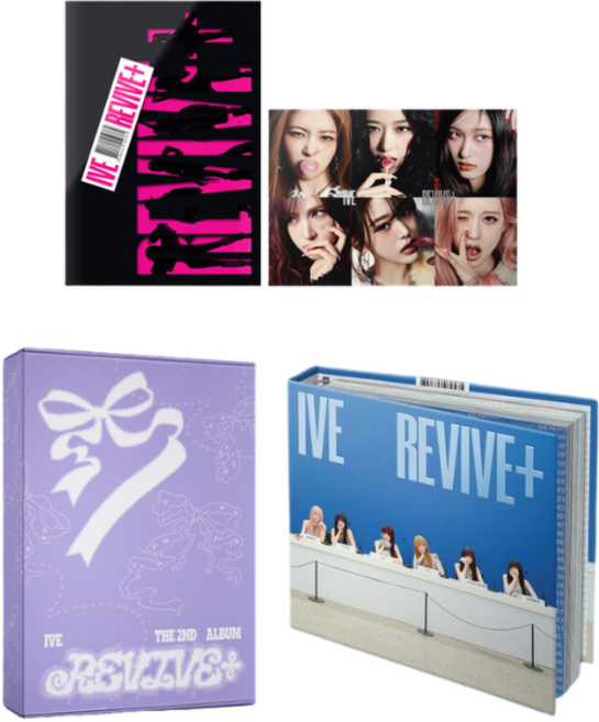 (앨범 4장) 아이브 IVE 2집 [REVIVE+] 리바이브 블랙홀 뱅뱅 4종 세트, 4CD