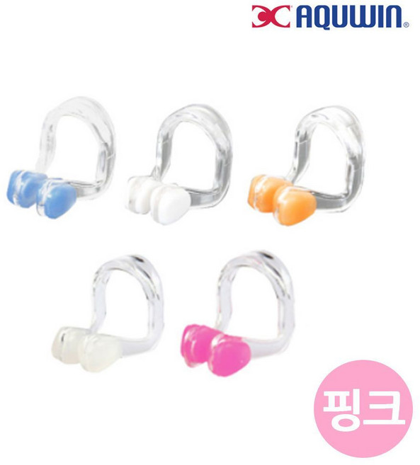 아쿠윈 수영 코마개 핑크 PN03 tpp*969Kc, 본상품선택, 1개