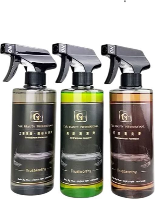 G PRO 洗車藥水三件組 鐵粉去除劑 柏油清潔劑 萬用清潔劑, 1個, 1.5kg