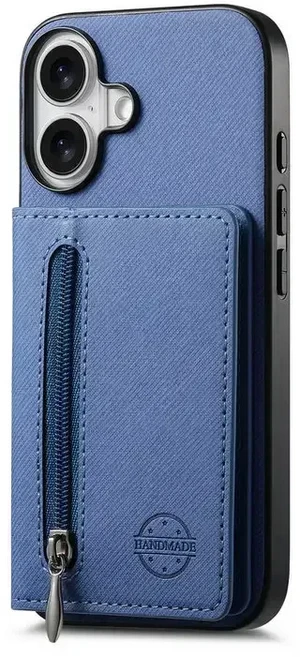 OPPO Realme GT 8 Pro 5G RFID 가죽 지갑형 지퍼 케이스 (Realme 16 15 Pro 15T 14X P3 C75 C71 GT8 호환), 10 Realme 14X, 1개, 01 파란색