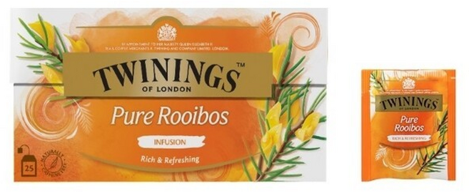 트와이닝 루이보스 허브차 티백, 25개입, 2g