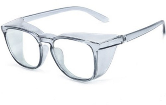 씨티컴퍼니 투명 블루라이트 안티포그 보안경, 그레이, 1개