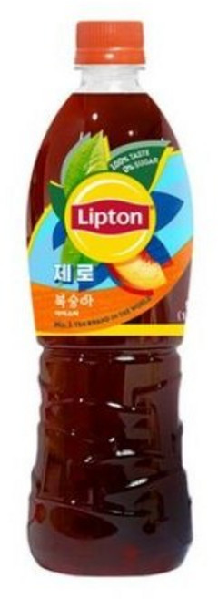 롯데칠성음료 립톤 제로 아이스티 복숭아 펫, 500ml, 12개