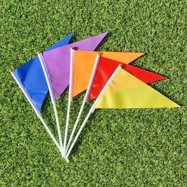 삼각미니깃발 야유회 조별활동 체육대회 스포츠응원 동호회, 빨강