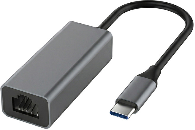 메탈링크 C타입 이더넷 노트북 랜선 연결 젠더, 1개, 스페이스그레이