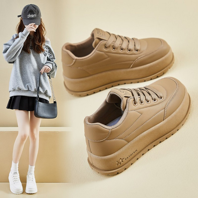 여성 키높이 운동화 스니커즈 발편한 여성신발 5cm