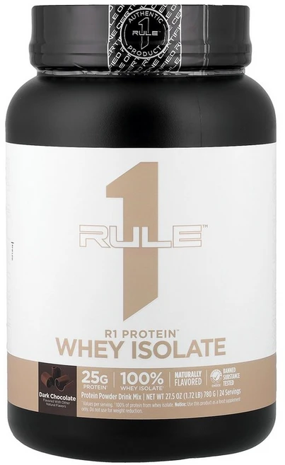 Rule One Proteins R1 Protein™ Whey Isolate Dark Chocolate 1.72 lb 780 g - 쿠팡