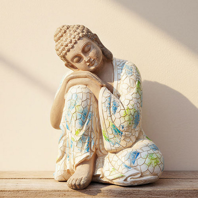 평안 불상 풍수 인테리어 소원성취 불교 부처님 불상 E645, 단일품목