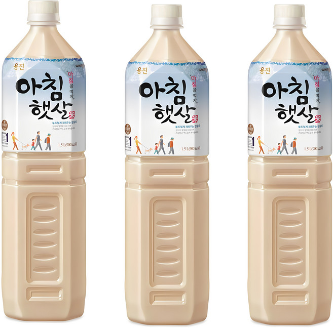 웅진 아침햇살, 1.5L, 5개