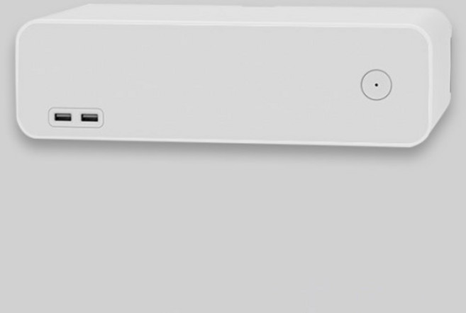 박스탭 원스위치 usb형 정리함 멀티탭 5구 ab521, 2.3m, 1개, USB형그레이