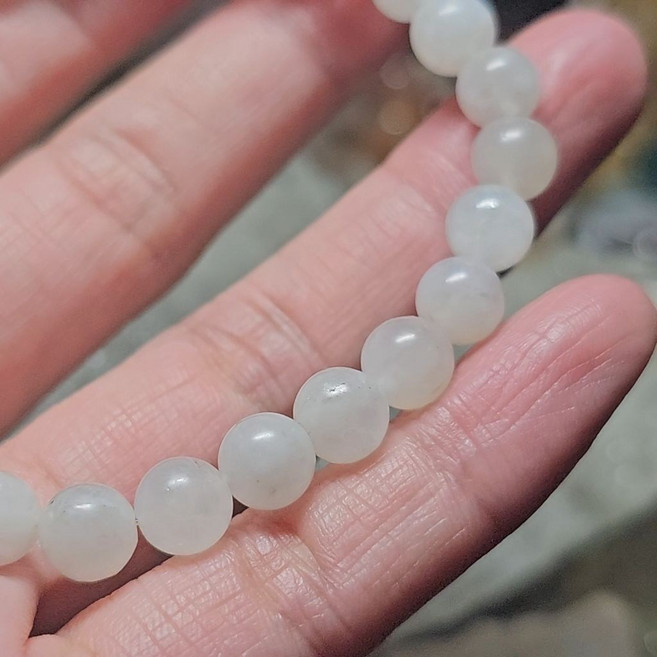 灵石有約 白月光手鍊 7.2mm 天然水晶