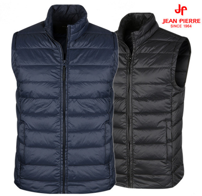쟌피엘 백화점용 남자 경량 패딩조끼 덕다운 오리털 JP경량오리털패딩조끼