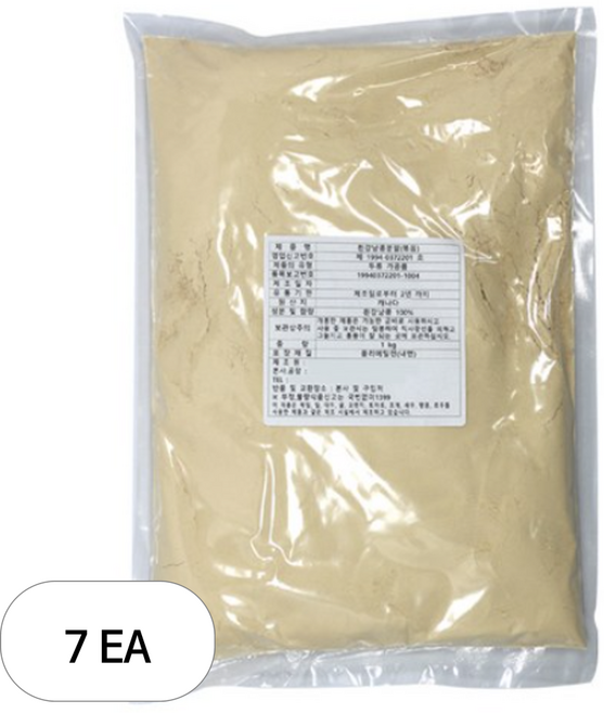 드랍쉽 흰강낭콩 볶음 분말, 7개, 1kg