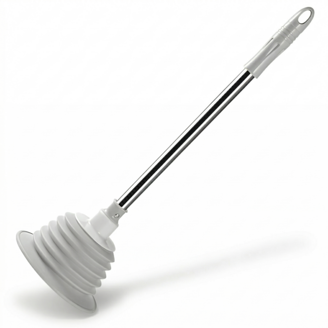 바른생활용품 신형 주름식 압축기 뚫어뻥, 그레이