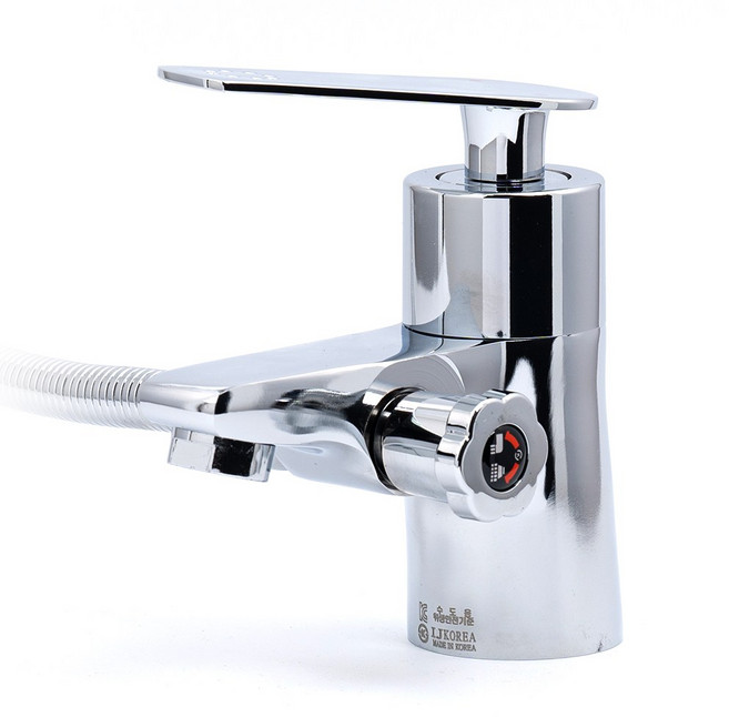 클린 원홀 세면기 샤워겸용 수전 PCR-106, 1개