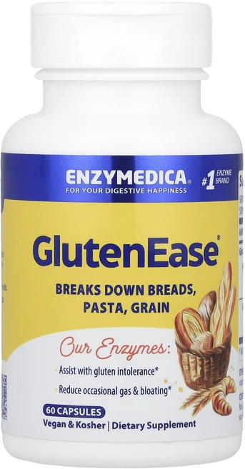 Enzymedica GlutenEase 캡슐 60정, 1개 - 쿠팡