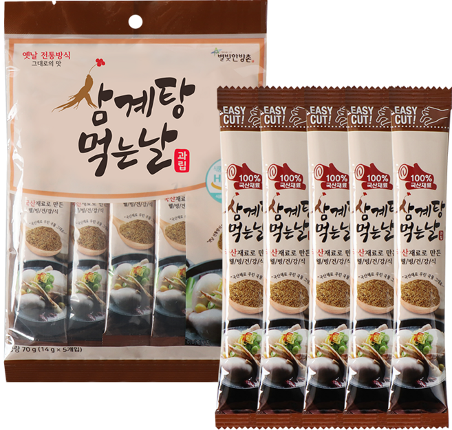 한조 삼계탕 먹는날 (분말 재료), 5개, 14g