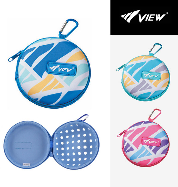 VIEW 뷰 수경 케이스(VA1304) 수영안경 물안경 보관, 블루