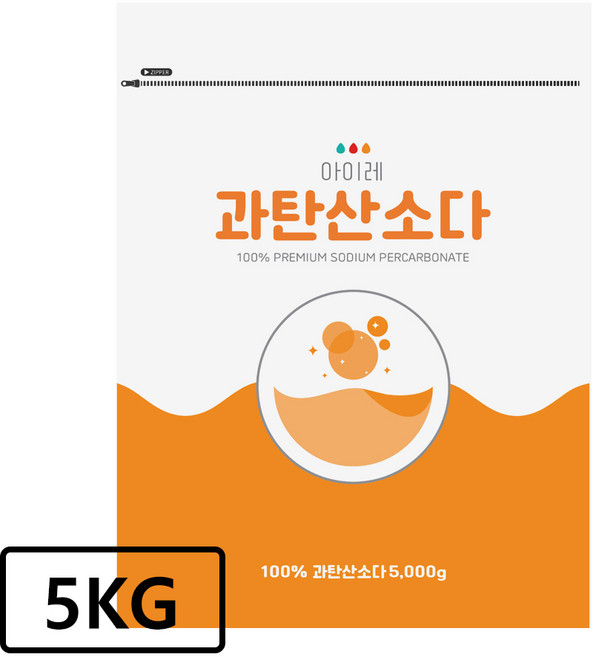아이레 산소계표백제 과탄산소다 리필형 대용량, 5kg, 1개