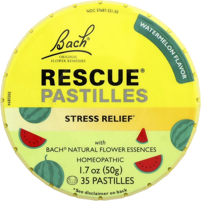 몸관리하세요 겨울입니다 Bach Rescue® 파이스틸 스트레스 수박 35개입 50g(1.7oz) 특별관리진행, BachRescue파이스틸스트레스수박35개입50g17o - 쿠팡