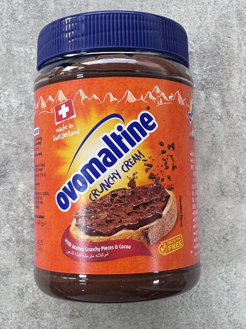 Ovomaltine 奧華田 經典脆粒抹醬 瑞士製造 含脆麥芽與可可 無添加棕櫚油, 680g, 1個