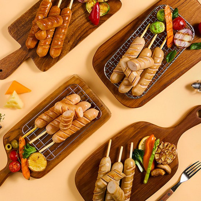 똑똑한식단 닭가슴살 소시지바 4종 각5개 (훈제/불갈비향/더블치즈/청양고추맛/70gx20개), 70g