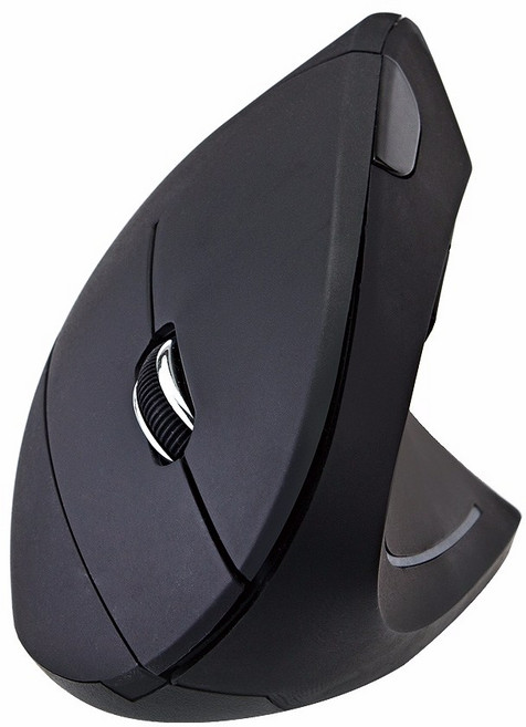 코시 인체공학 손목보호 버티컬 무선마우스 M3226WL 블랙