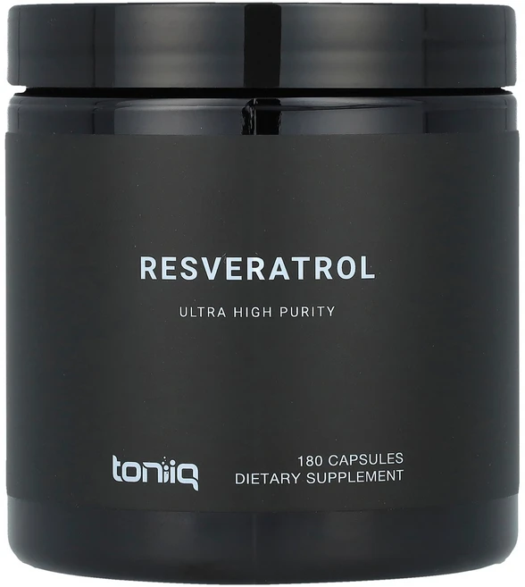 Toniiq 레스베라트롤 캡슐 180정(캡슐 1정당 300mg) Toniiq (토니크), Toniiq, 레스베라트롤, 캡슐 180정(캡슐 1정당, 1개 - 쿠팡