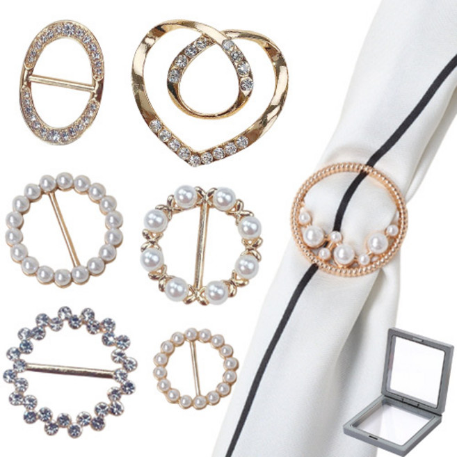 디아픽 7p 스카프링 케이스증정 고리 홀더