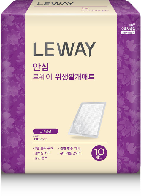 미래생활 아유레디 위생깔개매트 10매 20팩 (르웨이로 리뉴얼), FREE(onesize), 10개입, 20개