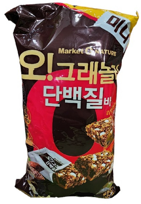 오리온 오 그래놀라 단백질바 540g / 에너지바, 1개