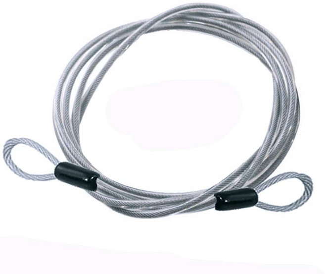 대형견 와이어줄 걸이있는 강아지 와이어리드줄 2M, 1개, 투명