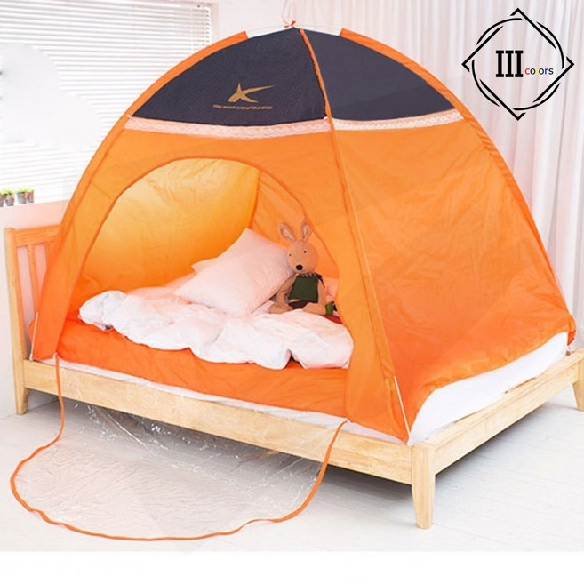 실내 난방텐트 보온 방한 침대 온열 전기절약 따뜻한