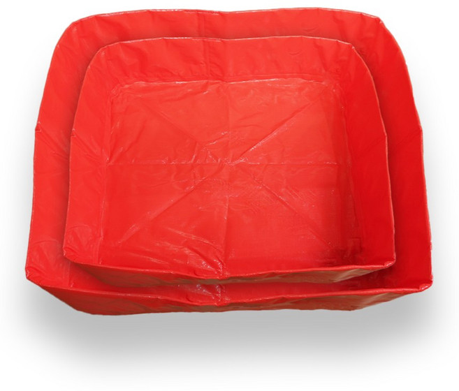 버물버물 사각 김장매트 식품용기 인증 접이식 다라이 완전 방수, 1개