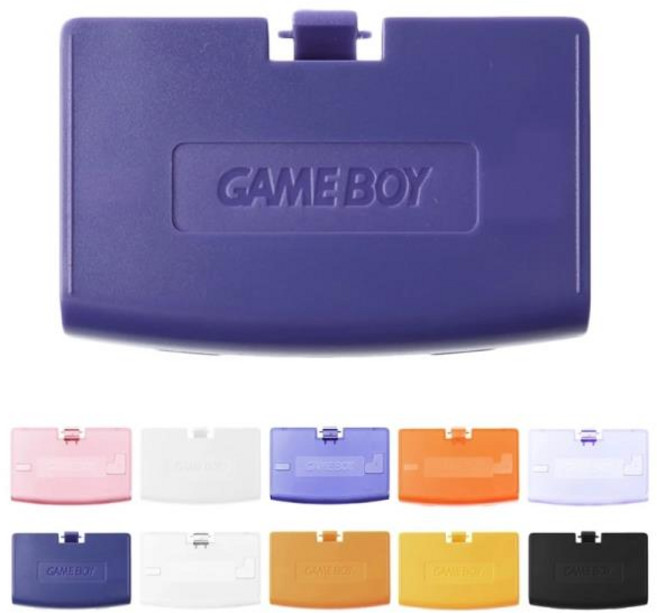 배터리 복원기 보이 어드밴스용 교체 배터리 커버 셸 백 도어 gba용 케이스 수리 액세서리