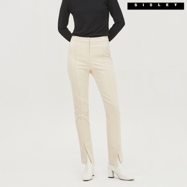 [백화점] 시슬리 젠가 절개 스키니 팬츠 SAPT33161_BE 300725