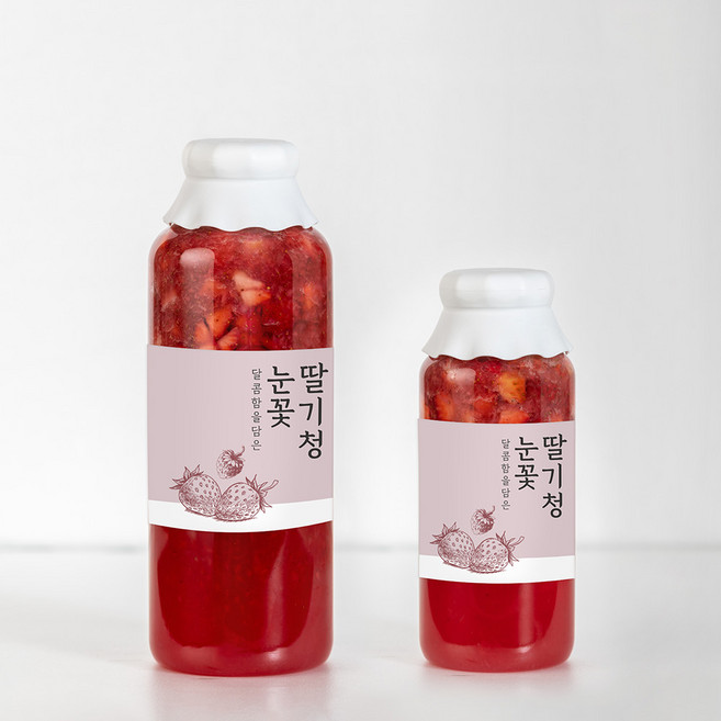 논산농부의 수제 눈꽃딸기청 600g / 1100g, 1개, 1개입