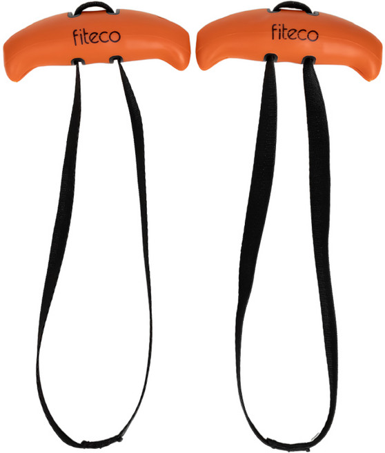 FITECO 모스트그립 케이블그립 맥그립 앵글스그립 랫풀다운 케이블머신, 오렌지, 1개