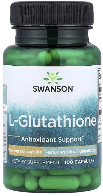 스완슨 글루타치온 환원형 100mg 100캡슐 글루타티온 Glutathione, 1개, 100정 - 쿠팡
