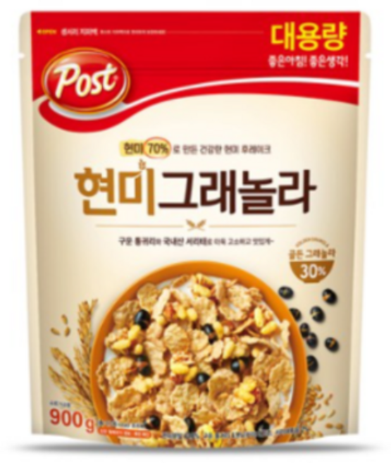 포스트 현미 그래놀라 시리얼, 900g, 2개