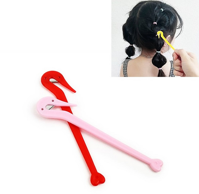 알럽 유아머리끈커터 컷팅기 머리끈자르기 컷팅칼 여성머리끈 헤어컷팅기