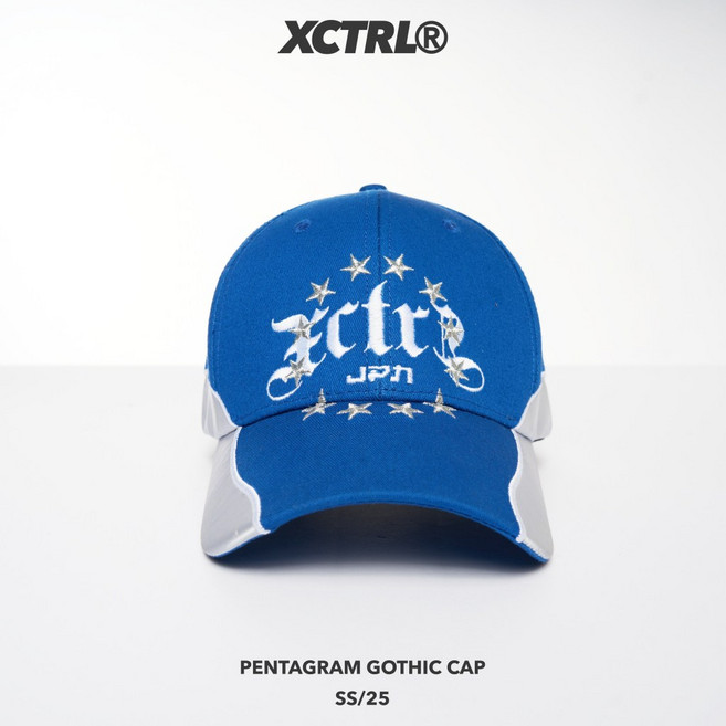 XCTRL 五芒星歌德彎帽-藍