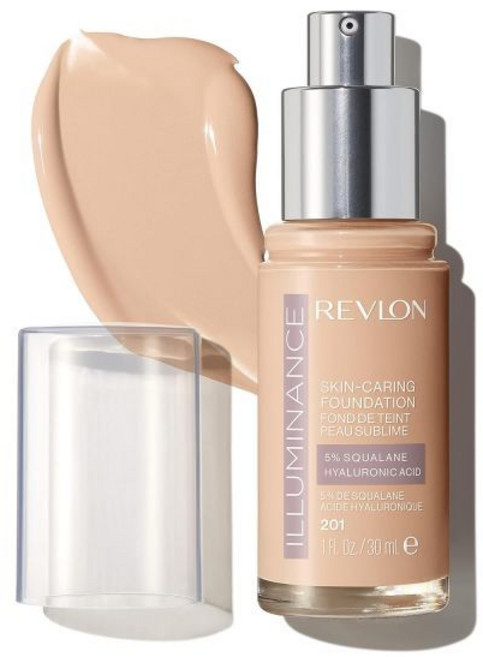 레브론 일루미넌스 스킨 케어링 리퀴드 파운데이션 히알루론산 201 크리미 내추럴 (1개 팩) 125950, 1개