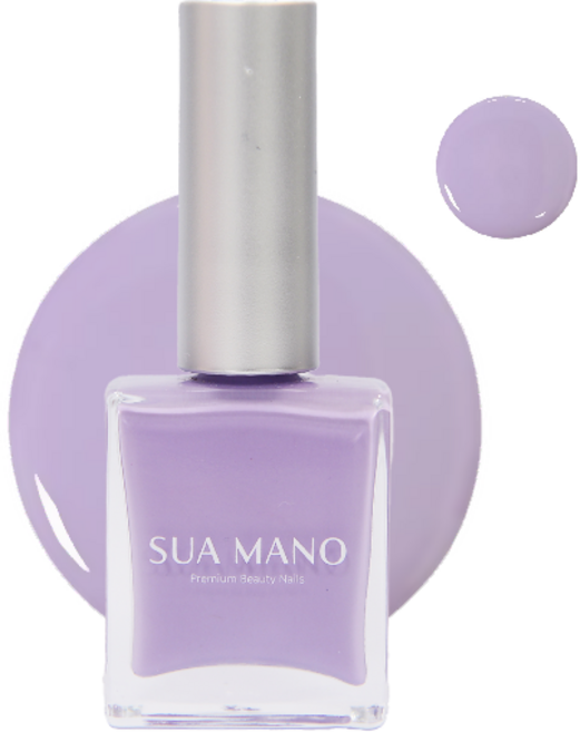 수아마노 프리미엄 고광택 유광 매니큐어 네일, 1개, 10ml, SM11. 퍼플리