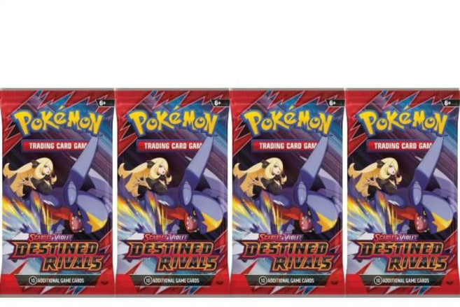 4 운명의 라이벌 루즈 팩 총 4팩 각 카드 10장 공장 봉인 트레이딩 게임 새 제품, 4 운명의 라이벌 루즈 팩 총 4팩 각 카드 10장 공