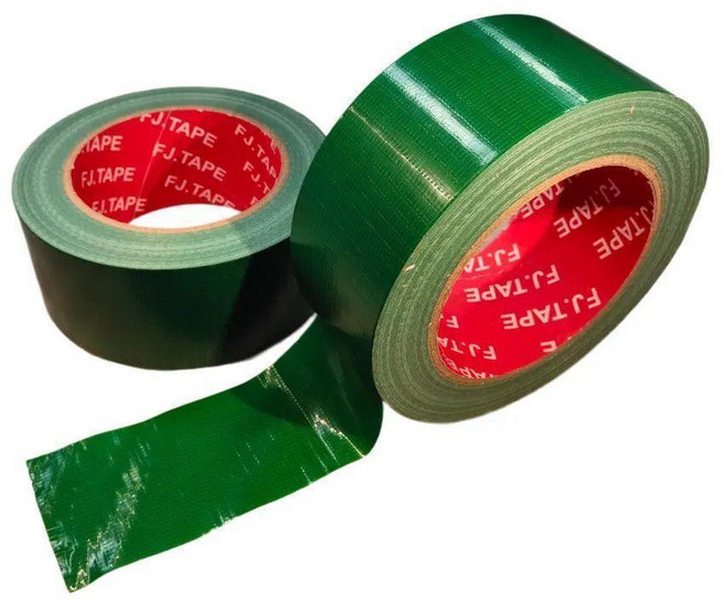 F.J.TAPE 布基膠帶 綠色 強粘 防水 耐磨, 1個, 單面布基膠帶  綠色 質量保證,1卷 寬3釐米*長50米    高沾防水