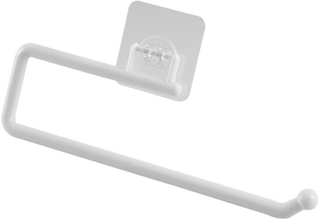 무타공 접착식 키친타올걸이 행주걸이 랩걸이, 1개